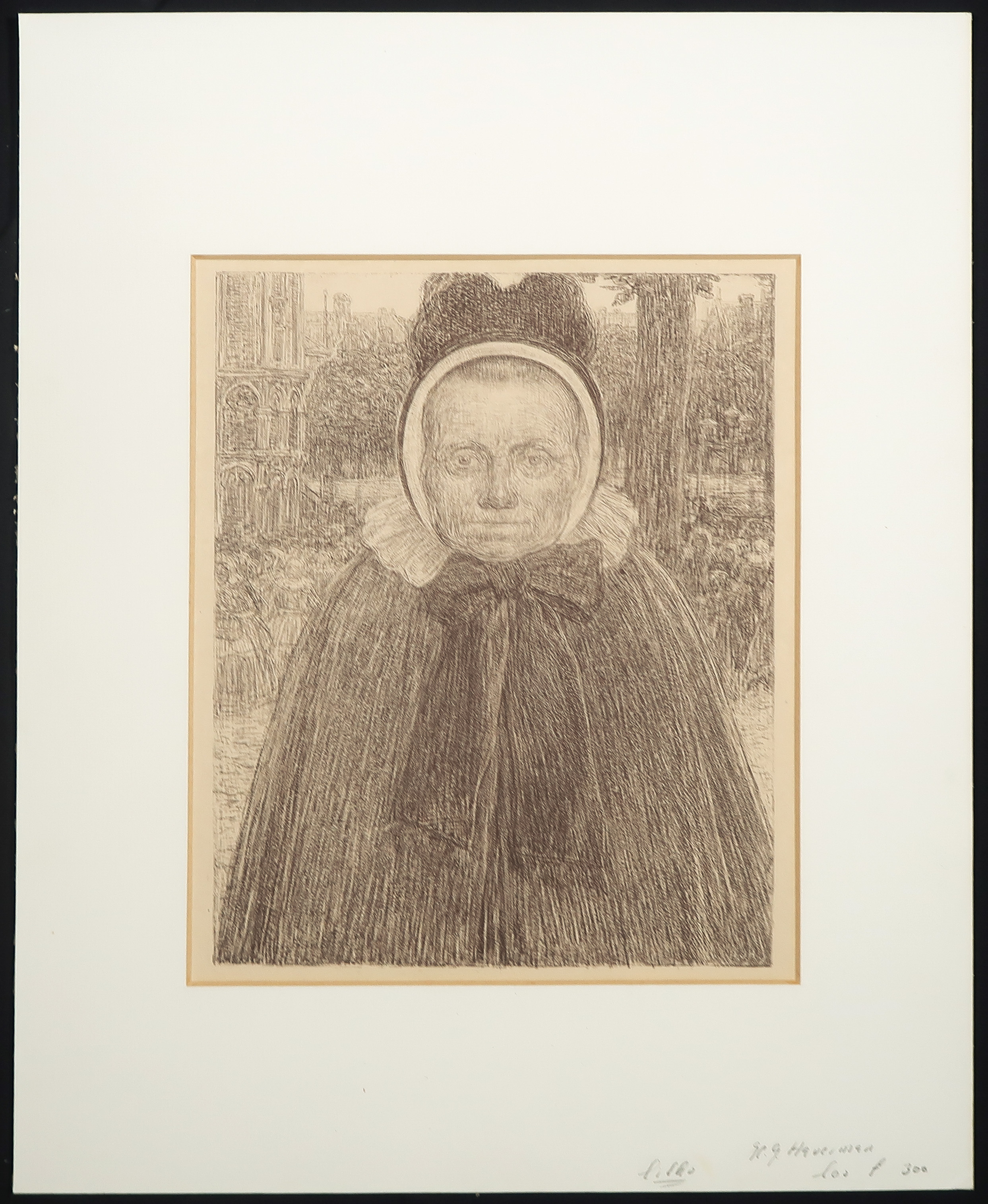 Hendrik Johannes Haverman - Litho, Z.T. Oude vrouw kopen? Bied vanaf 35!