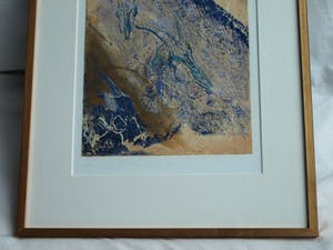 Niet of onleesbaar gesigneerd - Gemengde techniek , “Geitenschedels” – gesigneerd & ingelijst - 1992 kopen? Bied vanaf 10!