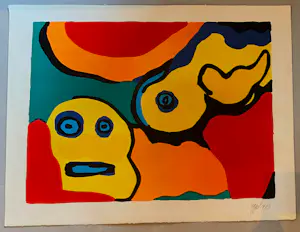 Karel Appel - Zeefdruk - 1973 kopen? Bied vanaf 1250!