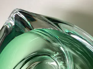 Val-Saint-Lambert - Kristal object groen glas kopen? Bied vanaf 65!