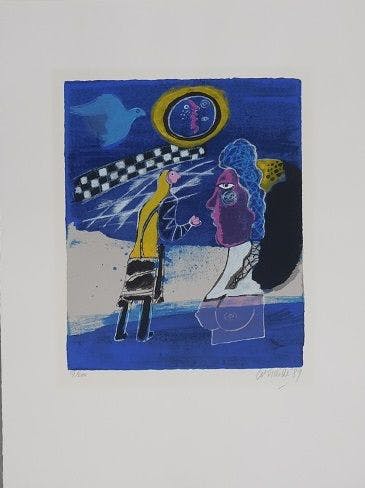 Corneille - Rêves Peints - Handgesigneerde Litho - 1989 - groot formaat verkocht voor € 175!