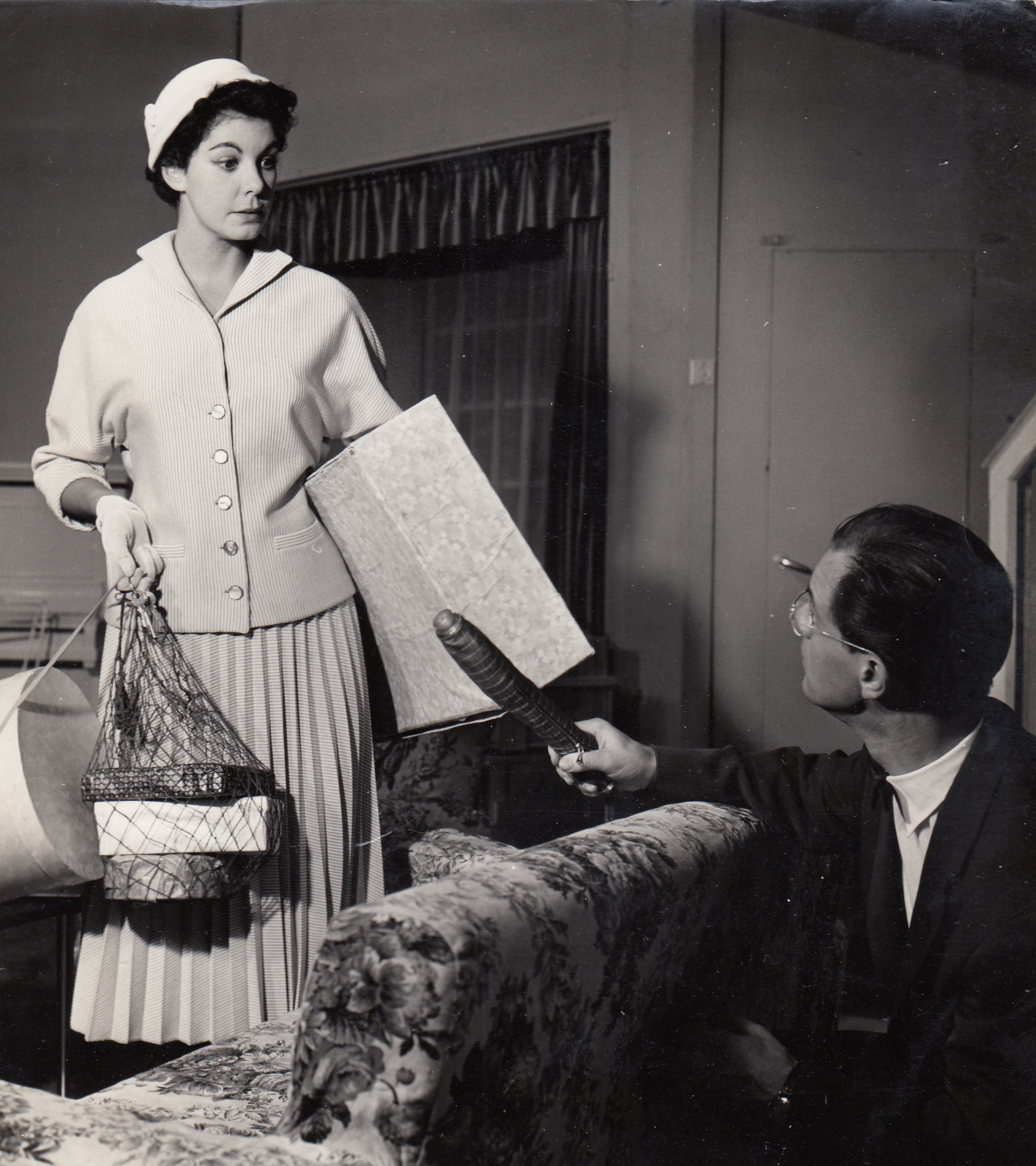 Frits Lemaire - Silvergelatine foto - Ton van Duinhoven & Ann Hasekamp Rotterdams Toneel 1955 kopen? Bied vanaf 1!