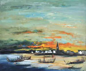 Paul Permeke - Port-Louis, Bretagne - olie op doek - 100x120 - 1965 kopen? Bied vanaf 650!