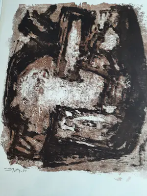 Wim Motz - Litho, Abstract kopen? Bied vanaf 30!