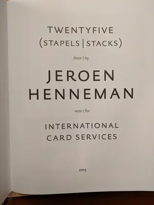Jeroen Henneman - TwentyfFive Stacks kopen? Bied vanaf 900!