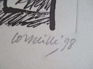 Corneille - Gesigneerde ets kopen? Bied vanaf 85!