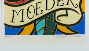 Henk Schiffmacher - Zeefdruk op papier, Moeder - Ingelijst kopen? Bied vanaf 80!