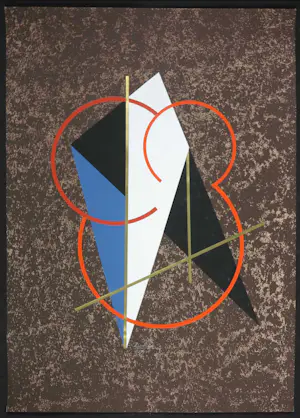 Cesar Domela - Zeefdruk en collage, Zonder titel kopen? Bied vanaf 100!