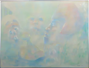 Geer Huybers - Pasteltekening, Verschil - Ingelijst kopen? Bied vanaf 1!