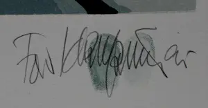 Fon Klement - Boardsnede: "Paysage blue" - 1995 kopen? Bied vanaf 125!