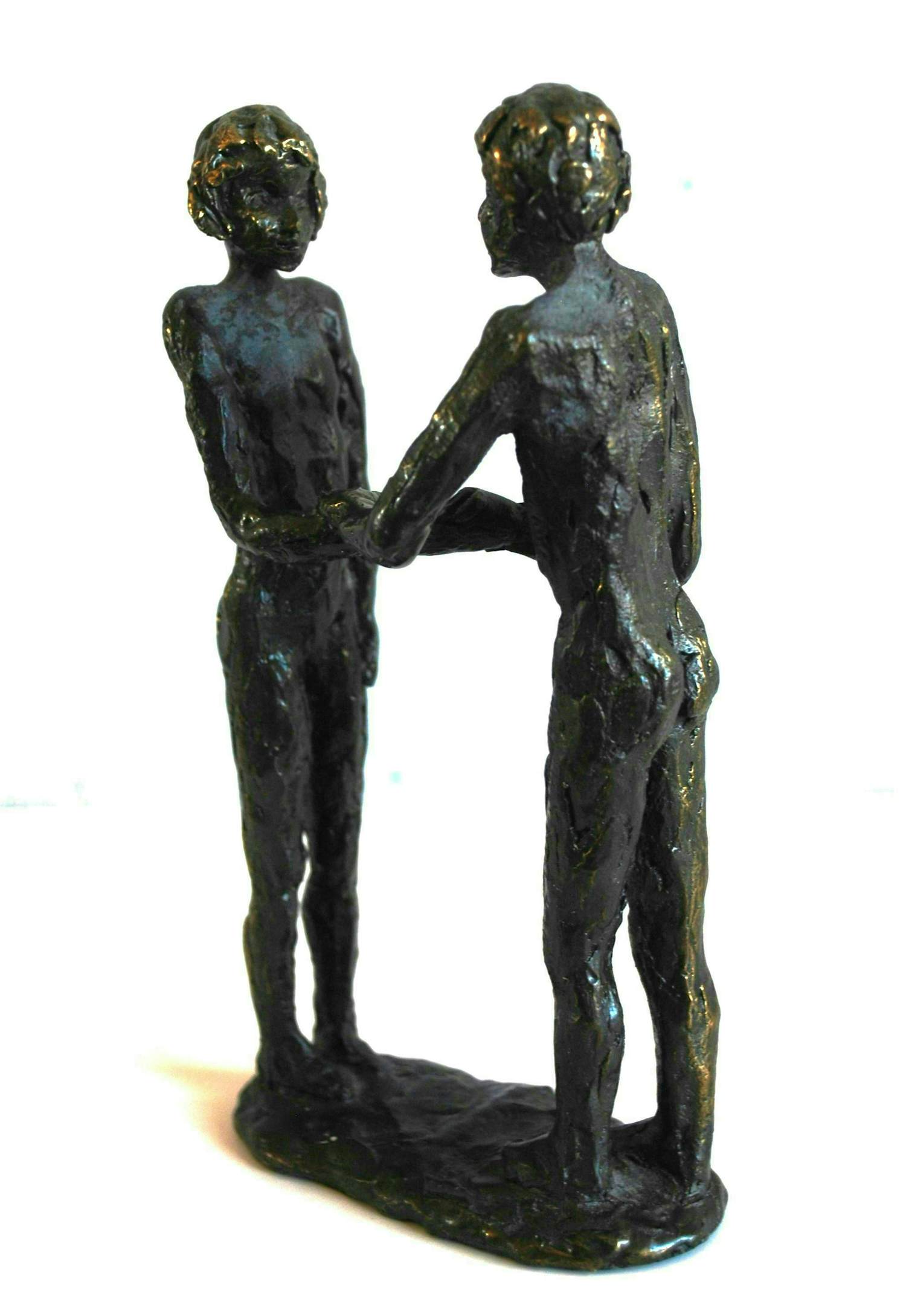 Astrid Veldhuyzen-Koppen - 2 bronzen figuren verkocht voor € 50!