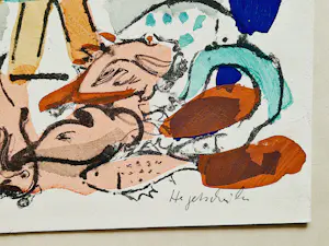 Max Hegetschweiler - Große Farblithografie - entwurf Für Ein plakat - Mittelmeer - signiert kopen? Bied vanaf 34!