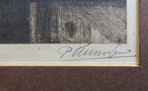 Petrus Johannes Teunissen - Amsterdam.Gezicht op Bickerseiland. kopen? Bied vanaf 40!