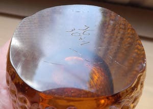 Ingrid Glas - sierlijk bewerkte vaas kopen? Bied vanaf 1!