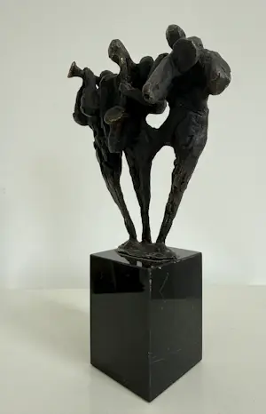 Bernadette Leijdekkers - Bronzen sculptuur | 'De muzikanten' kopen? Bied vanaf 20!