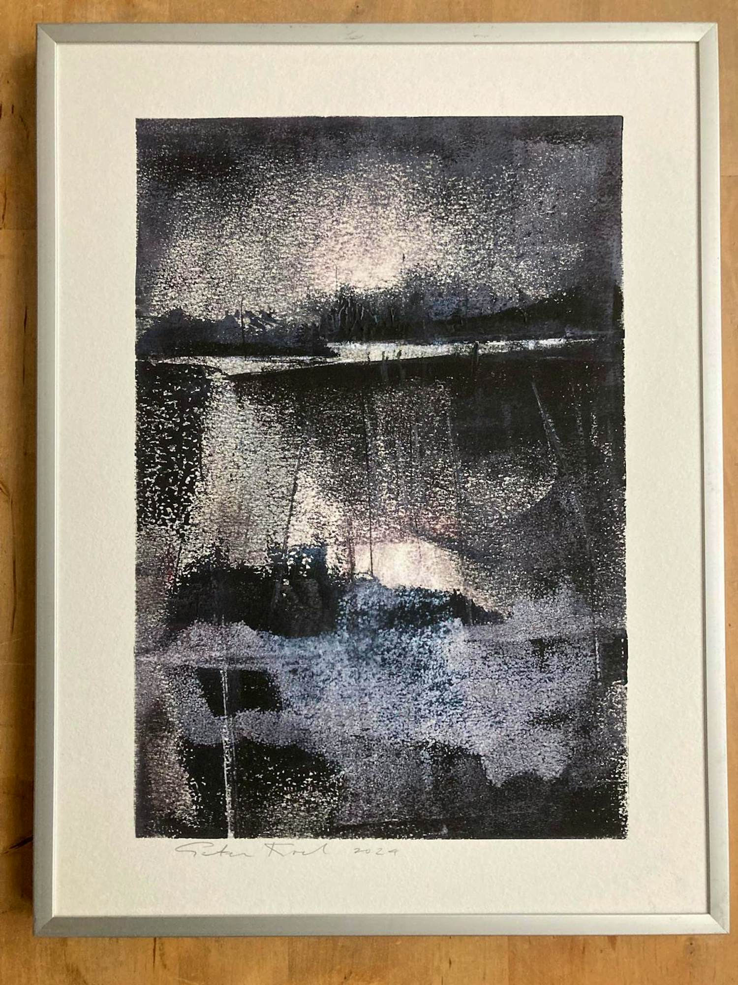 Peter Kool - “Untitled” Abstract Landscape kopen? Bied vanaf 120!