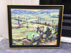 Jan Harmannus Lambeck - C4784-14, Heuvellandschap kopen? Bied vanaf 250!