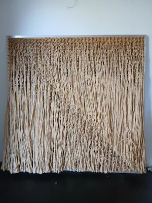 Sjoerd de Vries - compositie met spijkers en touw kopen? Bied vanaf 100!