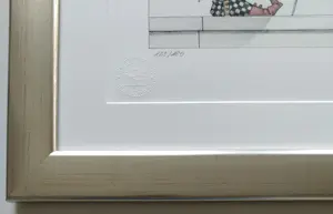 Michael Parkes - The Seahorse Collector - gesigneerde ingelijste steendruk kopen? Bied vanaf 495!