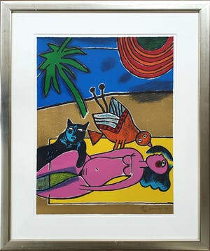 Corneille - Habitante heureux de l'ile - Ingelijst kopen? Bied vanaf 280!