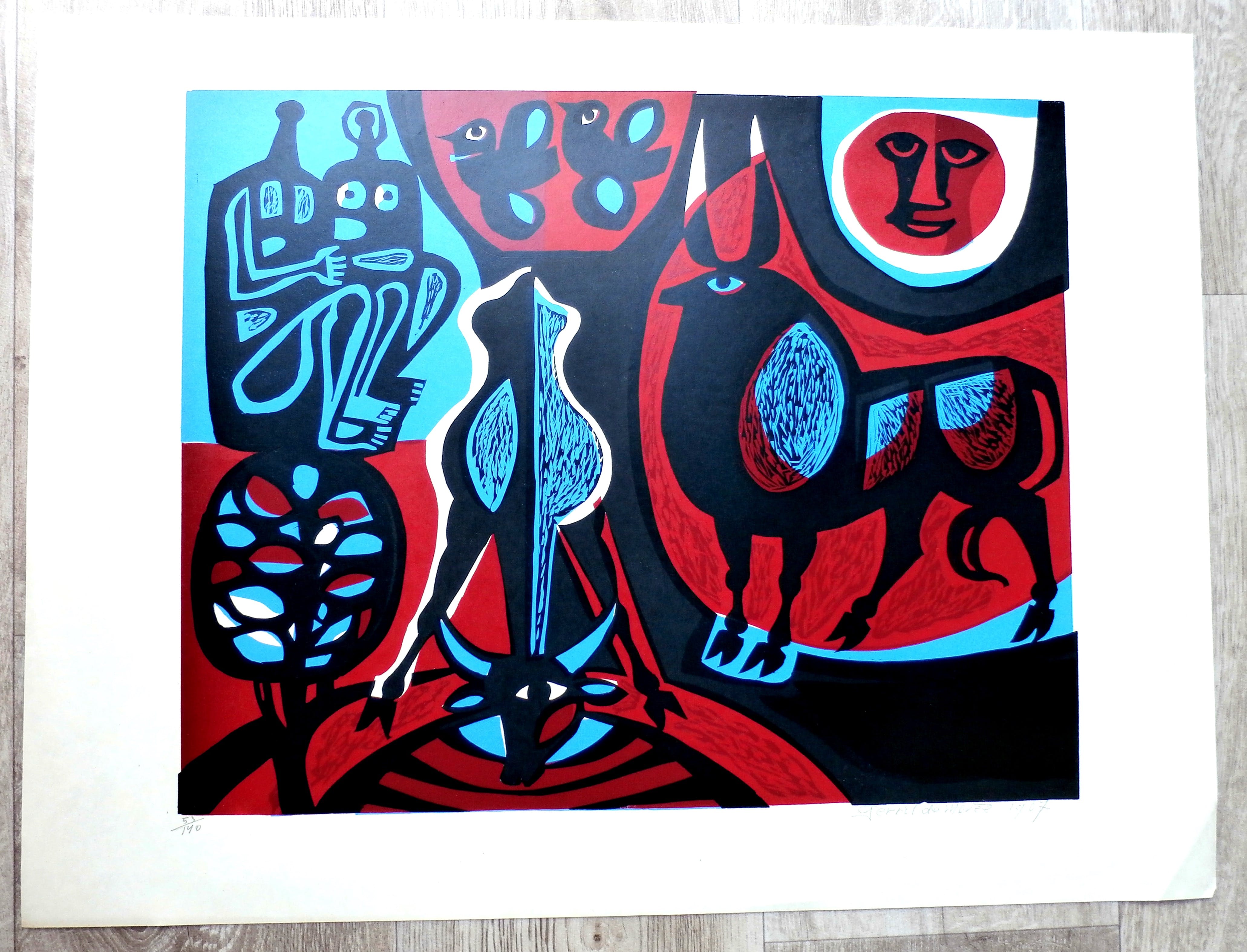 Gerrit de Moree - Litho - 1967 kopen? Bied vanaf 45!