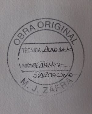 Niet of onleesbaar gesigneerd - Barcelona - M.J.Zafra kopen? Bied vanaf 1!