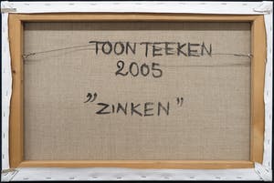 Toon Teeken - Speelse compositie getiteld Zinken kopen? Bied vanaf 400!