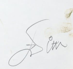 Franscz Witte - Acryl en krijt op papier, Figuur kopen? Bied vanaf 1!