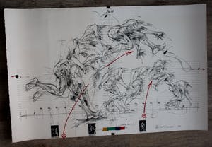 Vladimir Velickovic - Litho: sprong - 1975 kopen? Bied vanaf 75!