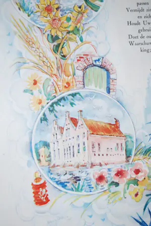 Johan Dijkstra - zeer zeldzame promotieprent 'het Groninger landschap'- kleurenlitho kopen? Bied vanaf 125!