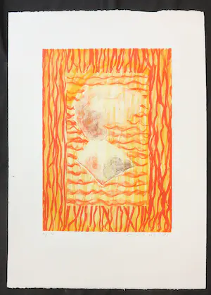 Niet of onleesbaar gesigneerd - Litho, Zonder titel kopen? Bied vanaf 1!