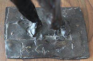 Karel Gomes - Bronzen beeld: Golfer kopen? Bied vanaf 450!