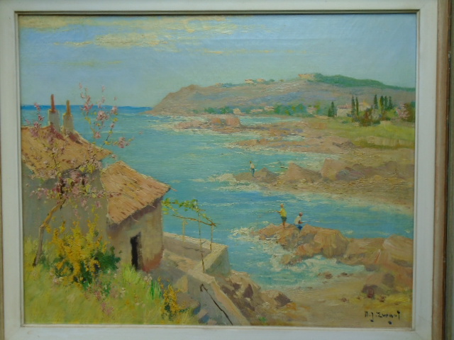 Arie Zwart - Vissers aan de Spaanse kust kopen? Bied vanaf 450!