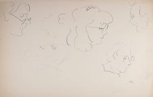 Jan Sluijters (jr.) - Potloodtekening, Gezichten kopen? Bied vanaf 1!