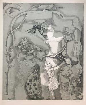 Jorge Jose Carmelo Castillo - Gesigneerde litho - 1978 - 'Barcelona 2' - HC kopen? Bied vanaf 145!