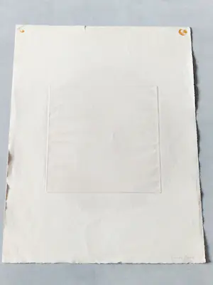 Ronald Abram - Joods Amsterdams kunstenaar - Abstracte Ets - 1963 - gesigneerd - kleine oplage kopen? Bied vanaf 38!