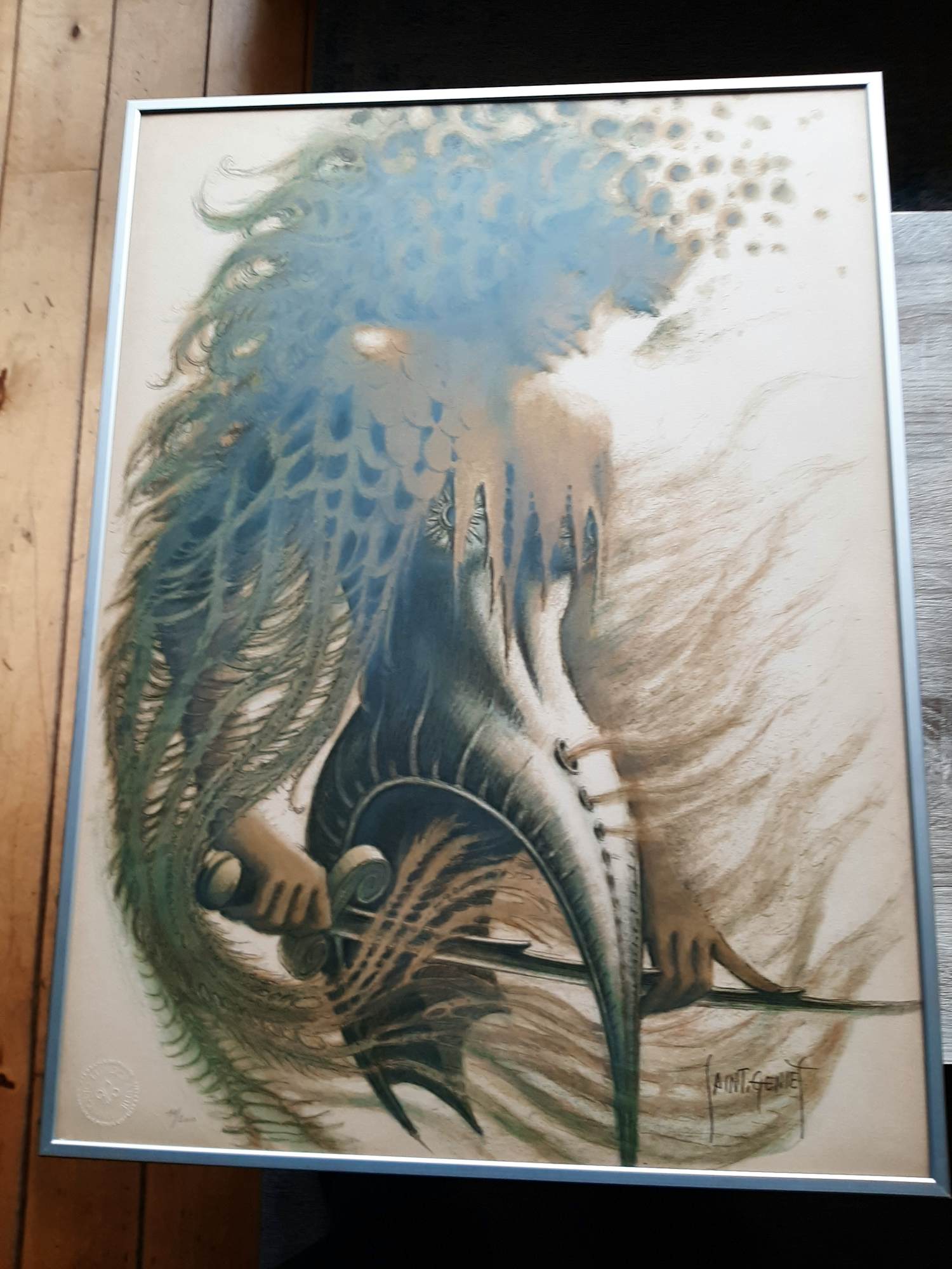 Francis de Lassus Saint-Genies - Litho, Jean de Arc verkocht voor € 35!