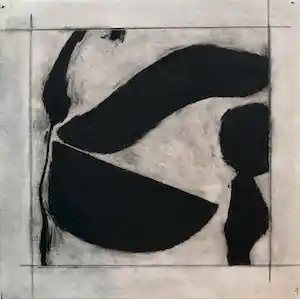 Johan van der Berg - Geometrisch Abstracte Compositie - Origineel werk verkauft für € 220!