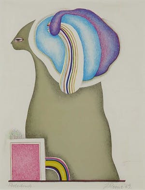 Jorg Reme - Litho, Figuur - Ingelijst kopen? Bied vanaf 35!