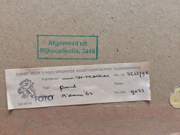 Niet of onleesbaar gesigneerd - hendrika..Kaak Heskens kopen? Bied vanaf 1!