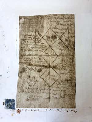 Anton Heyboer - Contrapunt 3 - Gesigneerde ets - collectie Piers - Van Gelder papier verkocht voor € 325!