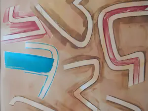 Ricardo Wiesse - Ohne Titel, Aquarell, Unikat, signiert 1999 kopen? Bied vanaf 360!