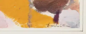 Klaas Boonstra - Gemengde techniek op papier, Abstracte compositie kopen? Bied vanaf 70!