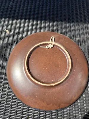 Ruscha - Mooie , in uitstekende staat keramiek wandbord waarop witte haan geschilderd is. kopen? Bied vanaf 45!