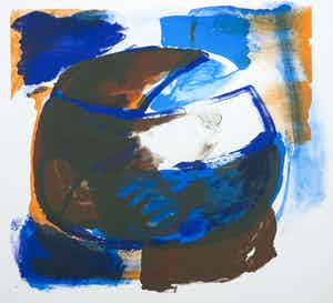 Rob van Koningsbruggen - Litho, Zonder titel verkocht voor € 40!