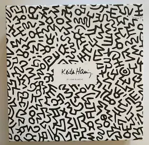 Keith Haring - Handgeschilderd porseleinen verzamelbord wit/zwart (Limited Edition) kopen? Bied vanaf 150!
