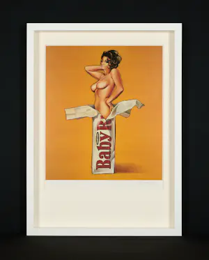 Mel Ramos - gesigneerde, luxe limited edition „ Baby Ruth “ - fraai ingelijst kopen? Bied vanaf 490!