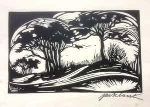 Jan Schonk - Houtsnede "Bilderberg" 1926 verkocht voor € 45!