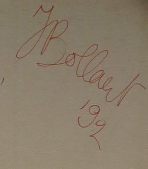 Jan Bollaert - Acryl op doek, De Filosoof (Zeer Groot) kopen? Bied vanaf 1!