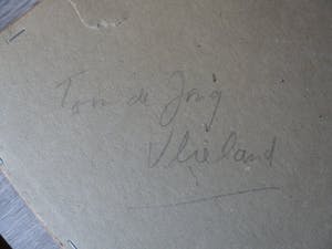 Toon de Jong - Ets, Titel, Vlieland kopen? Bied vanaf 40!